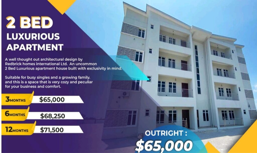 2 Bedroom Luxurious Apartment in Amen Estate Phase 2