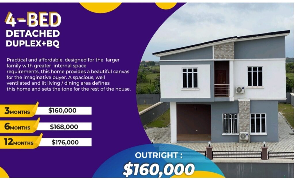 4 Bedroom Detached Duplex + BQ in Amen Estate Phase 2